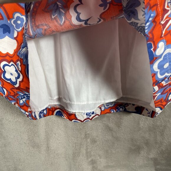 Zara Dress Ruffled Shoulder Paisley Scarf Print Mini Puff Sleeve Blogger Fave - Picture 11 of 16